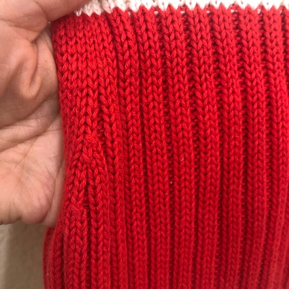 ABERCROMBIE & FITCH Womens Medium Mock Neck Sleeveless Sweater Vest Stripe NWT - Picture 9 of 16